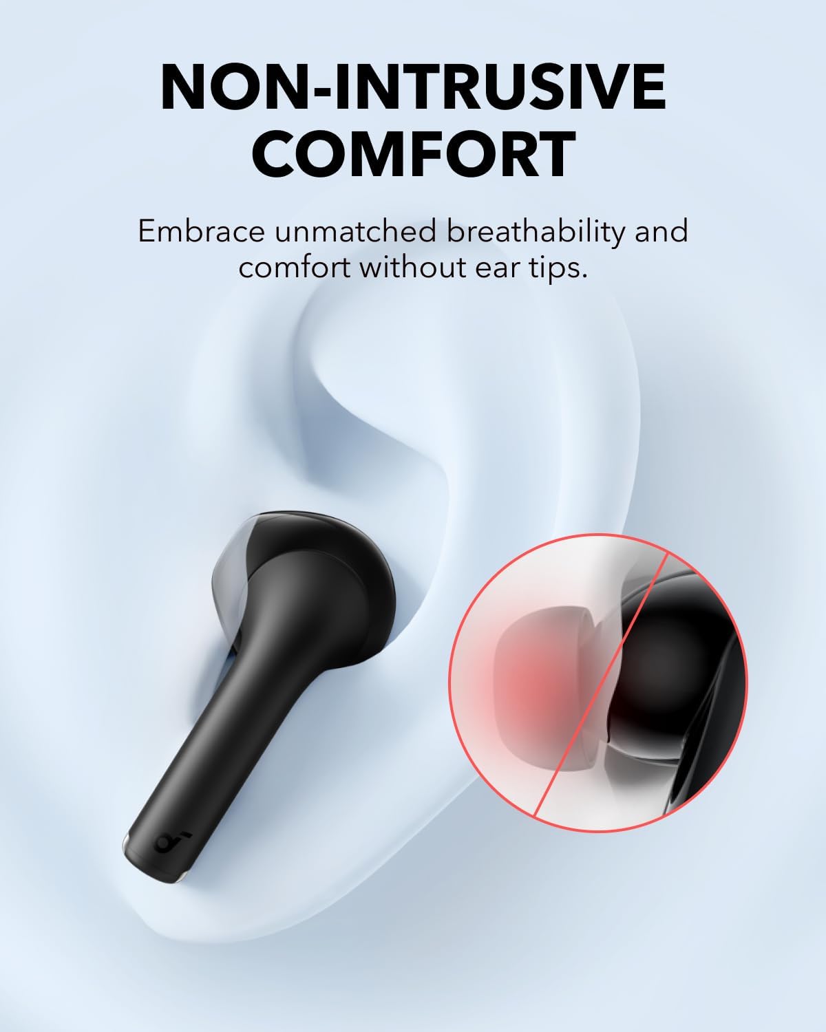 Soundcore K20i by Anker – Semi-in-Ear Wireless Earbuds