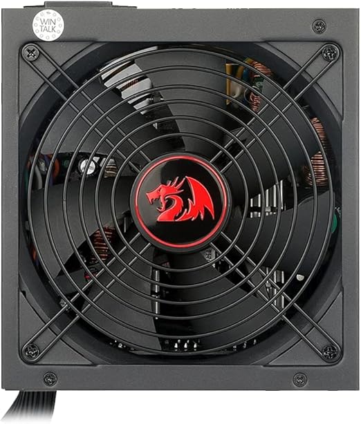 Redragon GS-PS003 RGPS 600W Gaming Power Supply – 80 Plus Bronze, PFC, 14cm Fan, Non-Modular, 24P+CPU8P+PCIe8Px2+SATA6+IDE3, Full Range AC – Black