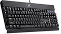 Redragon KG010-KN Wired Mechanical Gaming Keyboard – 9 LED Backlit Effects, Brown Switch, Double-Shot Keycaps