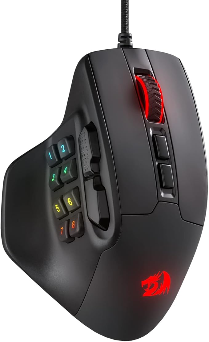 Redragon M811 Aatrox MMO Wired RGB Gaming Mouse