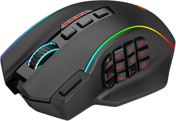 Redragon M901P Perdition Elite Wired/Wireless MMO Gaming Mouse