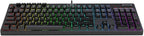 Redragon K579 RGB Wired Mechanical Gaming Keyboard – 104 Keys Full Size, Hot-Swappable Blue Switch, 5 Macro Keys, Volume Knob – Black