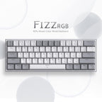 Redragon K617 FIZZ RGB Wired Mechanical Gaming Keyboard – 61 Keys 60% Layout, Red Switch, 16.8M RGB, Detachable USB-C, 430g Ultra-Light