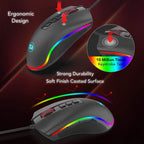 Redragon COBRA M711 Wired Gaming Mouse – White/Red