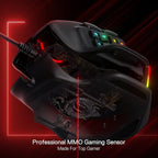 Redragon M811 Aatrox MMO Wired RGB Gaming Mouse