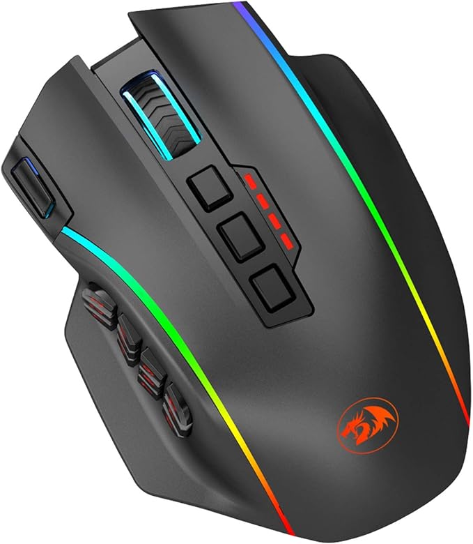 Redragon M901P Perdition Elite Wired/Wireless MMO Gaming Mouse