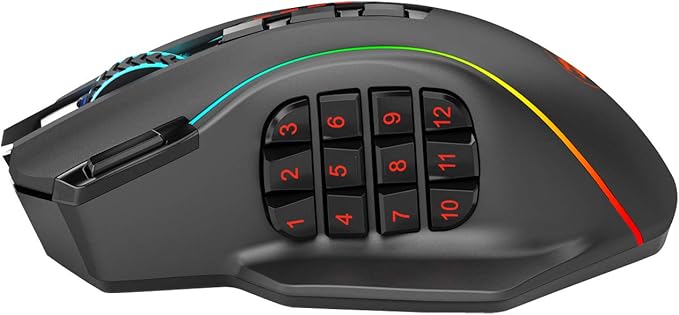 Redragon M901P Perdition Elite Wired/Wireless MMO Gaming Mouse