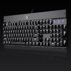 Redragon KG010-KN Wired Mechanical Gaming Keyboard – 9 LED Backlit Effects, Brown Switch, Double-Shot Keycaps