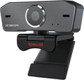 Redragon GW801 Hitman Plus FHD 1080P 60FPS Webcam with 360° Rotation – Fixed Focus, Auto Image Control