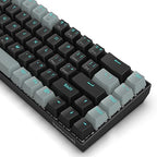 Redragon K662L-K1RS Wireless Portable 65% Mechanical Gaming Keyboard – 68 Keys, Red Switch, Double-Shot Keycaps, 2.4G + Bluetooth, 2×AAA Battery – Dark Gray/Black