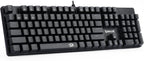Redragon K608 Elite VALHEIM Rainbow RGB Wired Mechanical Gaming Keyboard – 104 Keys Full Size NKRO, Black Switch (Soft Tactile, Low Noise) – Black