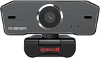 Redragon GW801 Hitman Plus FHD 1080P 60FPS Webcam with 360° Rotation – Fixed Focus, Auto Image Control