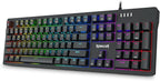 Redragon K679 RGB Full Size Wired Mechanical Gaming Keyboard – 104 Keys, Blue Switch, Sound Absorbing Foam, RGB Side Lighting – Black