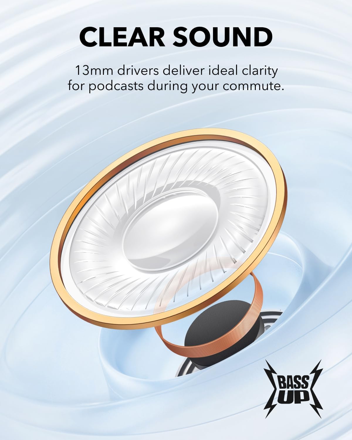 Soundcore K20i by Anker – Semi-in-Ear Wireless Earbuds