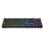 Redragon K679 RGB Full Size Wired Mechanical Gaming Keyboard – 104 Keys, Blue Switch, Sound Absorbing Foam, RGB Side Lighting – Black