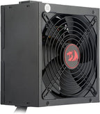 Redragon GS-PS003 RGPS 600W Gaming Power Supply – 80 Plus Bronze, PFC, 14cm Fan, Non-Modular, 24P+CPU8P+PCIe8Px2+SATA6+IDE3, Full Range AC – Black