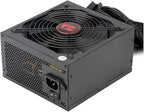 Redragon GS-PS003 RGPS 600W Gaming Power Supply – 80 Plus Bronze, PFC, 14cm Fan, Non-Modular, 24P+CPU8P+PCIe8Px2+SATA6+IDE3, Full Range AC – Black