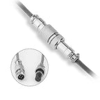 Redragon A115 Coiled USB-C Keyboard Cable – Double-Sleeved, Professional Reversed Coil, Aviator Connector, Gold-Plated USB-A – Space Gray / White