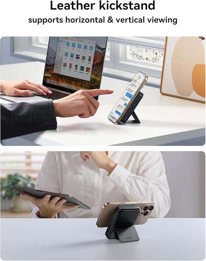 Joyroom JR-PBM11 10000mAh Qi2 Magnetic Wireless Power Bank – Black