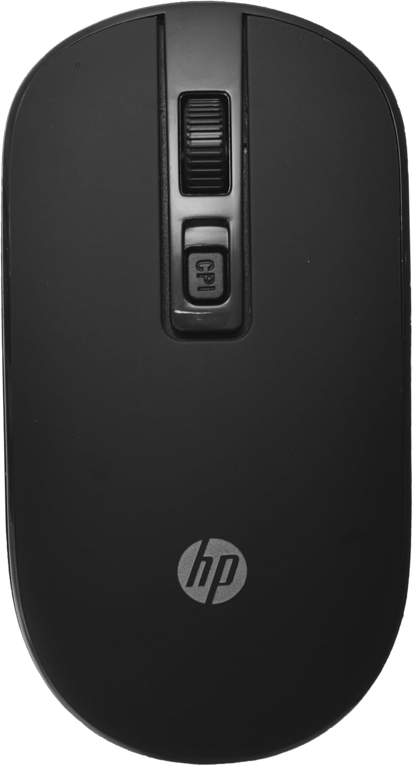 HP S4000 Wireless Mouse – Black & Rose Gold