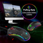 Redragon COBRA M711 Wired Gaming Mouse – White/Red