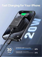 Joyroom JR-TCF20 20W USB-C PD Fast Wall Charger – Compact Travel Adapter