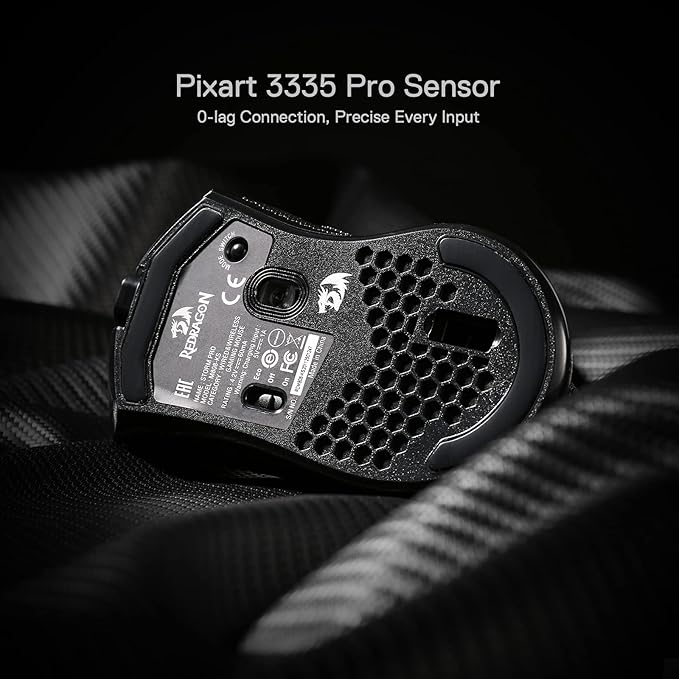 Redragon M808 Storm Pro Honeycomb Dual Mode Gaming Mouse
