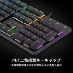 Redragon K589 SHRAPNEL RGB Low Profile Mechanical Gaming Keyboard – 104 Keys Full Size, Linear Red Switch, PBT Double-Shot Keycaps – Black