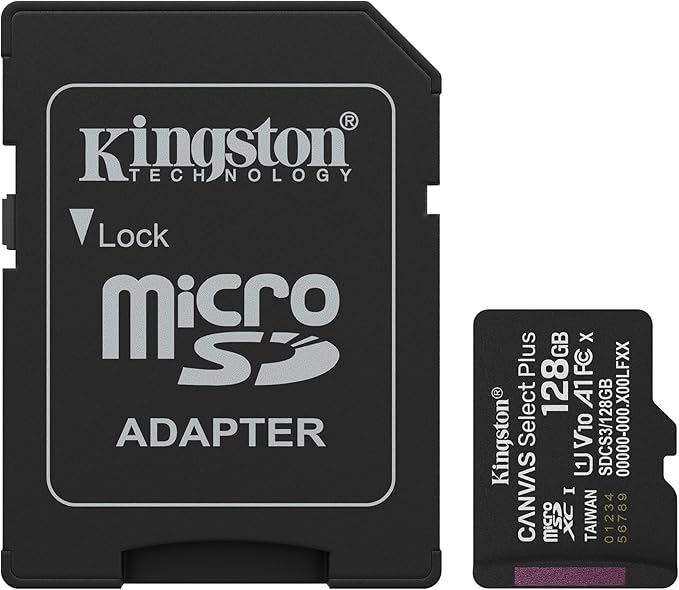 Kingston Canvas Select Plus microSD Memory Card 128GB