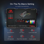 Redragon M808 Storm Pro Honeycomb Dual Mode Gaming Mouse