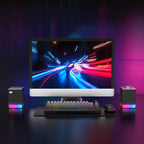 Redragon GS517 RGB Desktop Speakers – 2.0 Stereo Powerful Bass BT & USB 8 RGB Effects Touch Control