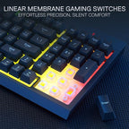 Redragon K515 PRO Shiva RGB 3-Mode Wireless Membrane Gaming Keyboard – 98 Keys, Detachable Wrist Rest