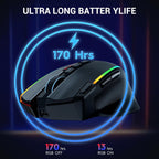 Redragon M915 SWAIN RGB Wireless Gaming Mouse 16000 DPI