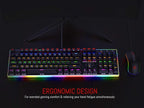 Redragon K577R KALI RGB Wired Mechanical Gaming Keyboard – 104 Keys Full Size, Tactile Red Switch, 19 Backlight Modes, Bottom RGB Lighting – Black
