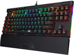 Redragon K587 MAGIC-WAND RGB TKL Wired Gaming Keyboard – 87 Keys, Optical Blue Switch, 9 Macro Keys, Type-C, Detachable Wrist Rest – Black