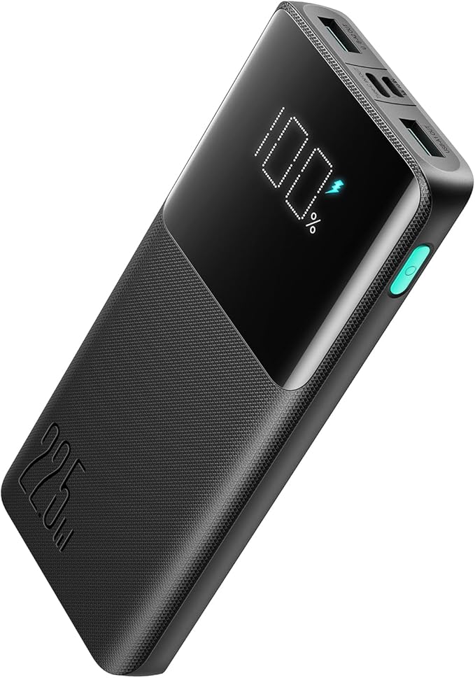 جوي روم باور بانك JR-QP191 22.5W 10000mAh مع شاشة رقمية - اسود