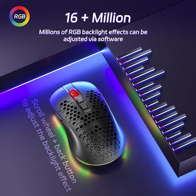 Redragon M694 HANA 3 Modes Wireless Gaming Mouse
