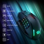 Redragon IMPACT MMO Wired Gaming Mouse 12400 DPI