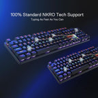 Redragon K608 VALHEIM Rainbow RGB Wired Mechanical Gaming Keyboard – 104 Keys Full Size NKRO, Floated Design, 9 Backlit Modes, 8 Gaming Modes – Black
