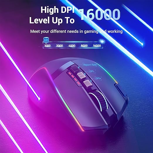 Redragon M915 SWAIN RGB Wireless Gaming Mouse 16000 DPI