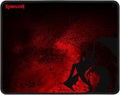 Redragon P016 PISCES Gaming Mouse Pad – Dragon Silhouette Design, Black Stitched Edges, Non-Slip Rubber Base, Smooth Fabric Surface – Black/Red