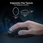 Redragon IMPACT MMO Wired Gaming Mouse 12400 DPI