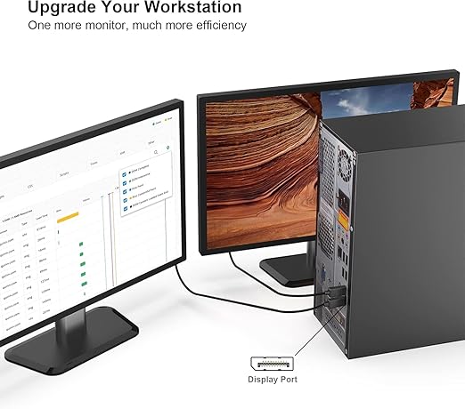 كابل ديسبلاي بورت (DisplayPort) بطول 1.8 متر - من DP إلى DP 