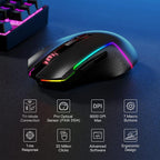 Redragon M693 Wireless Bluetooth Gaming Mouse