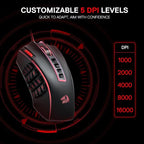 Redragon M990 Legend Chroma X 24000 DPI MMO Wired RGB Gaming Mouse