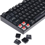 Redragon K552L-KR KUMARA ELITE Wired Mechanical Gaming Keyboard – 87 Keys TKL, Red Switch, No Backlight – Black