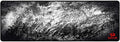 Redragon P018 TAURUS XXXL Extended Gaming Desk Mat – Abstract Marble Splatter Design, Black Anti-Fray Stitched Edges, Non-Slip Rubber Base, Rollable – Black/White