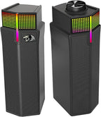 Redragon GS511 Wireless RGB Desktop Speakers – 2.0 Soundbar BT 5.3 Dual-Play Rich Bass All-in-One Control