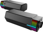 Redragon GS511 Wireless RGB Desktop Speakers – 2.0 Soundbar BT 5.3 Dual-Play Rich Bass All-in-One Control