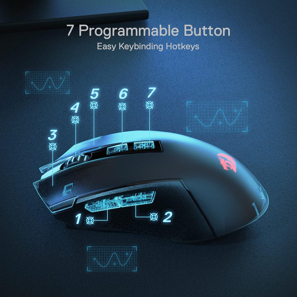 Redragon M693 Wireless Bluetooth Gaming Mouse